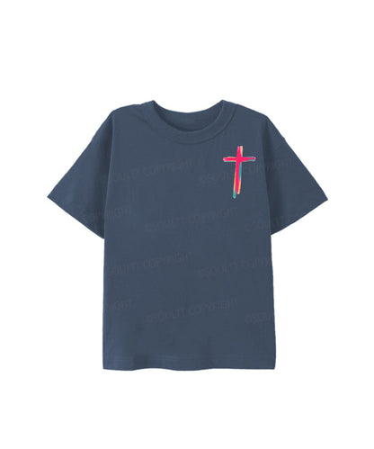 Kids Jesus The Way Double Sided Cotton Christian T-shirt