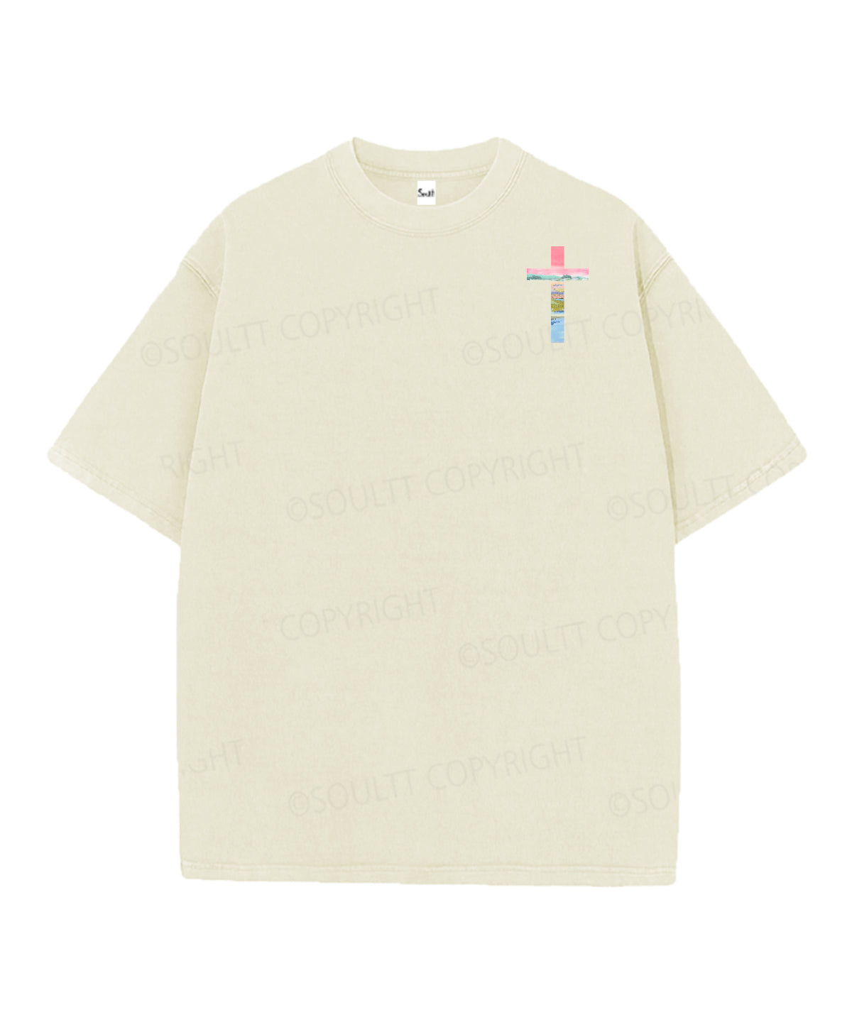 His Mercies Are New Every Morning Double Sided Unisex Christian Washed T-Shirt & Shorts