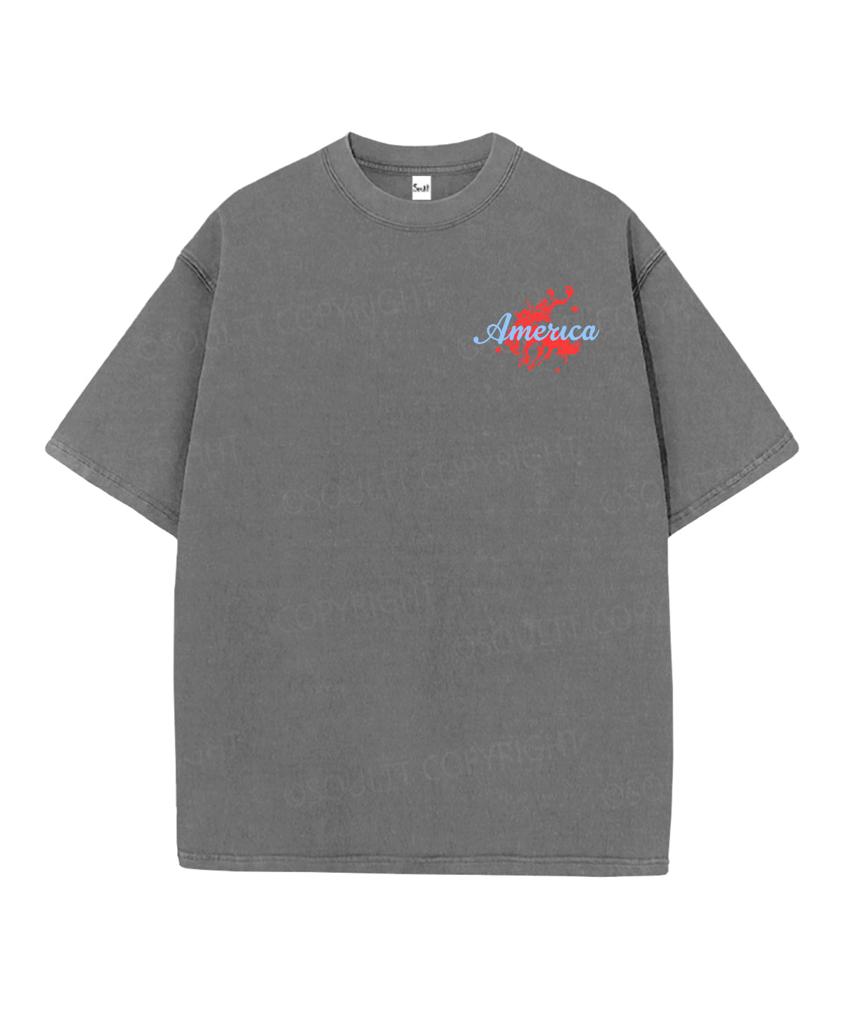 250 Years America Anniversary Double Sided Unisex Christian Washed T-Shirt & Shorts