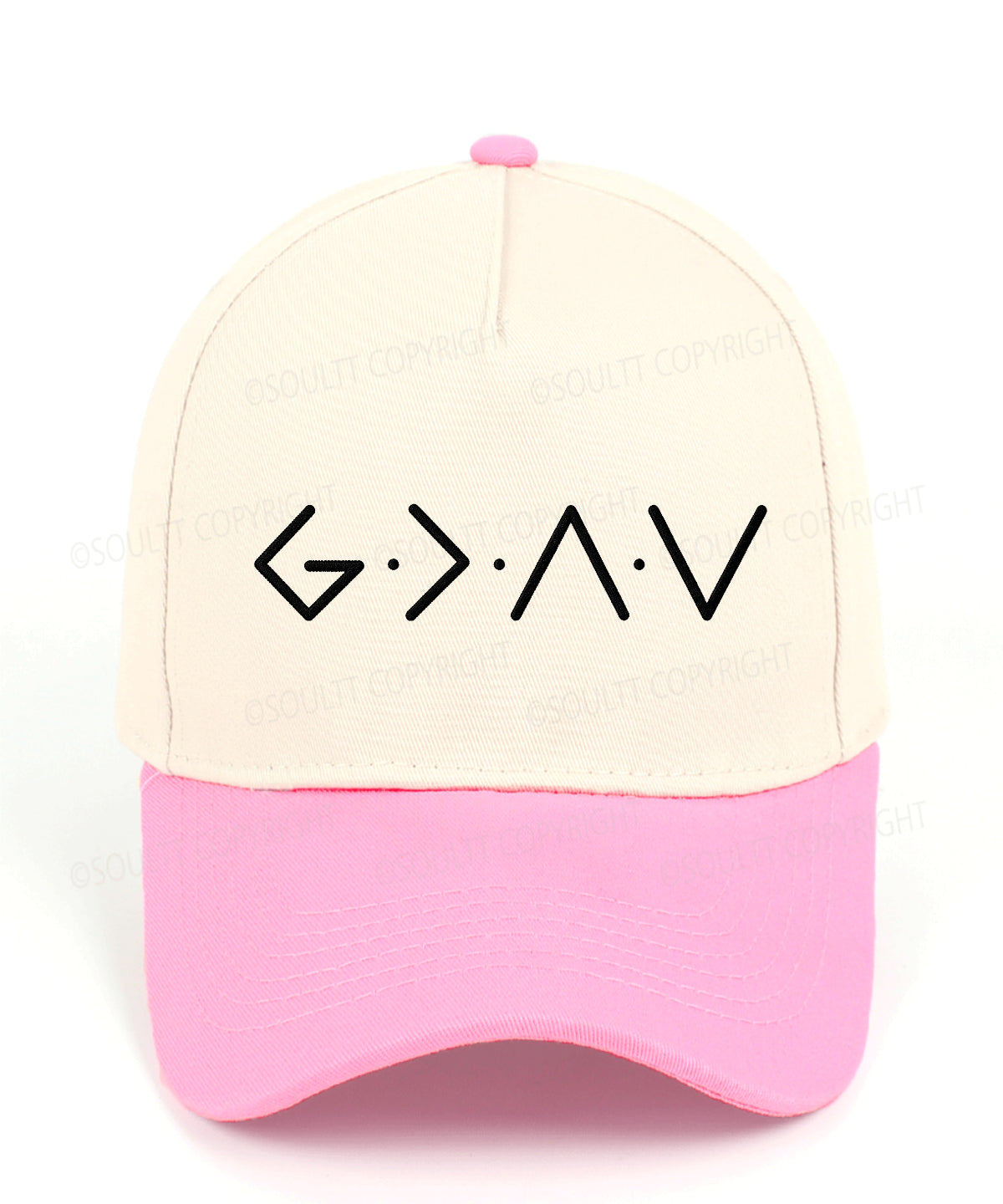 Faith Symbol Embroidered Christian Trucker Hat