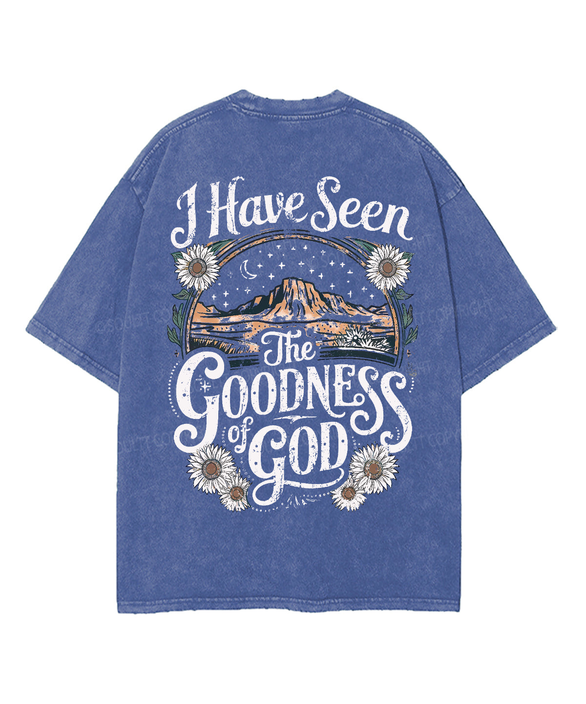 I Have Seen The Goodness Of God Double Sided Unisex Washed Christian T-shirt
