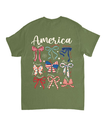 America Double Sided Unisex Cotton Christian T-Shirt