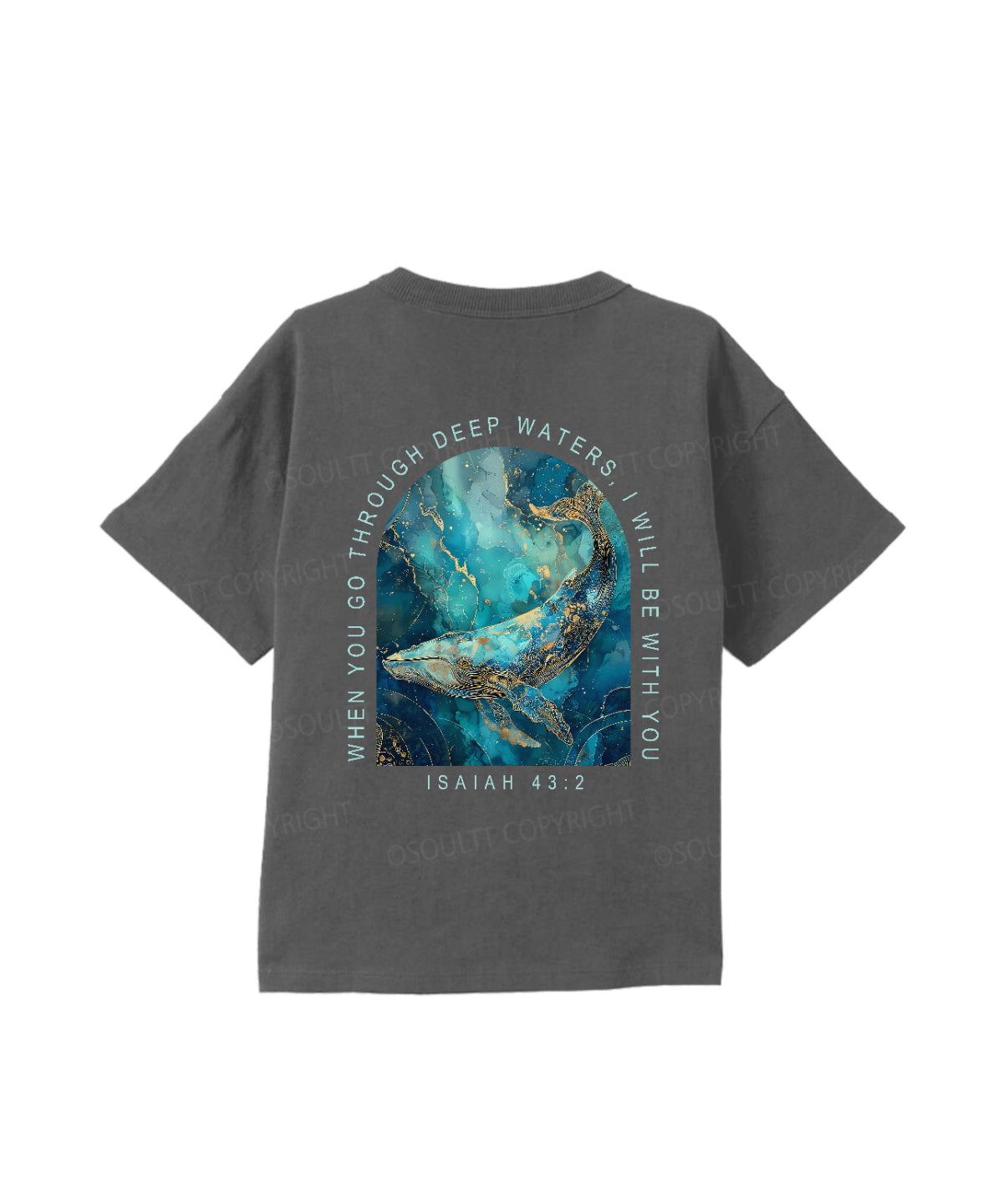 Kids I Will Be With You Double Sided Cotton Christian T-shirt