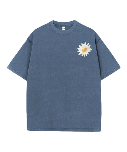 Consider The Wildflowers Double Sided Unisex Christian Washed T-Shirt & Shorts