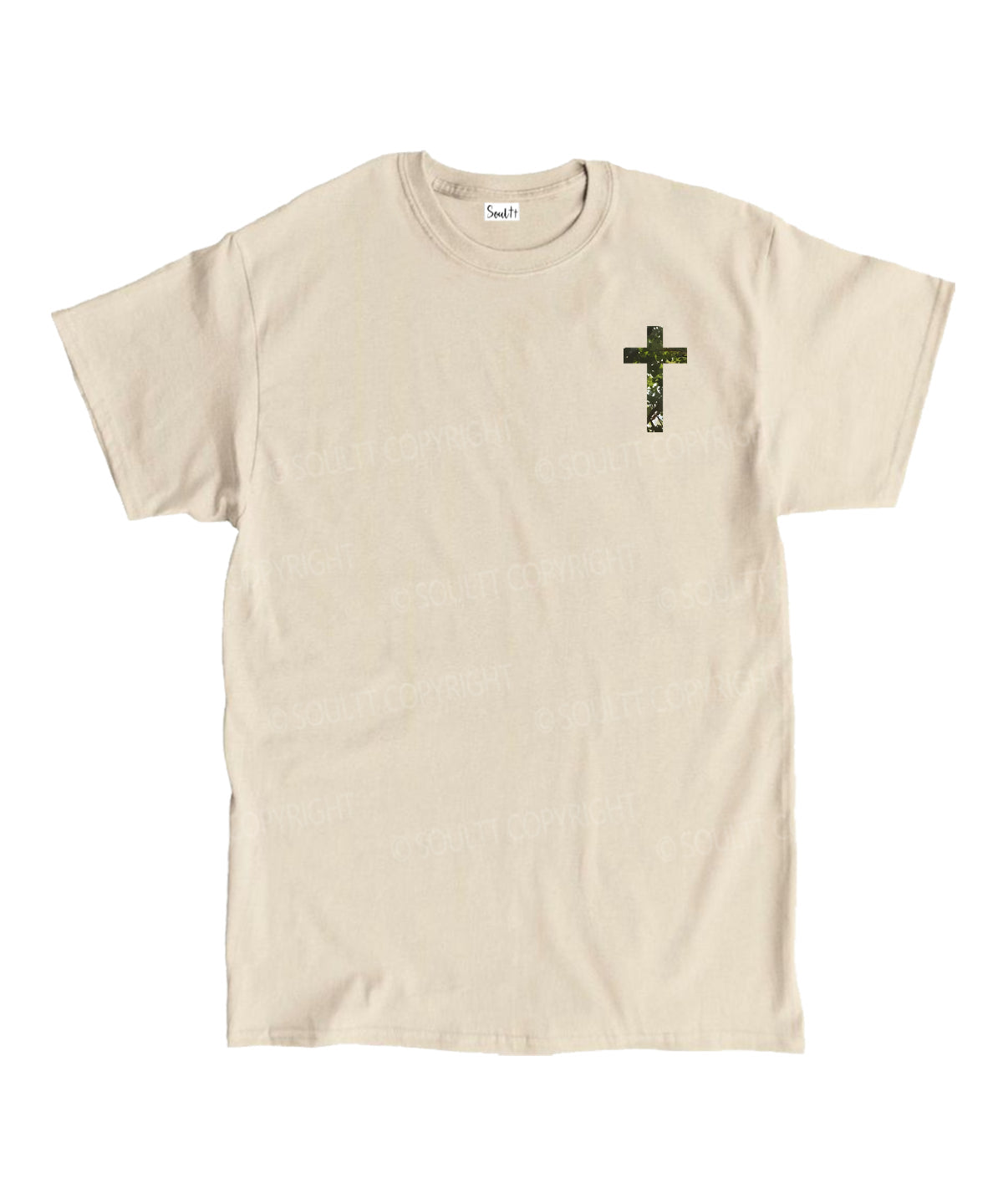Rooted In Christ Double Sided Unisex Cotton Christian T-Shirt