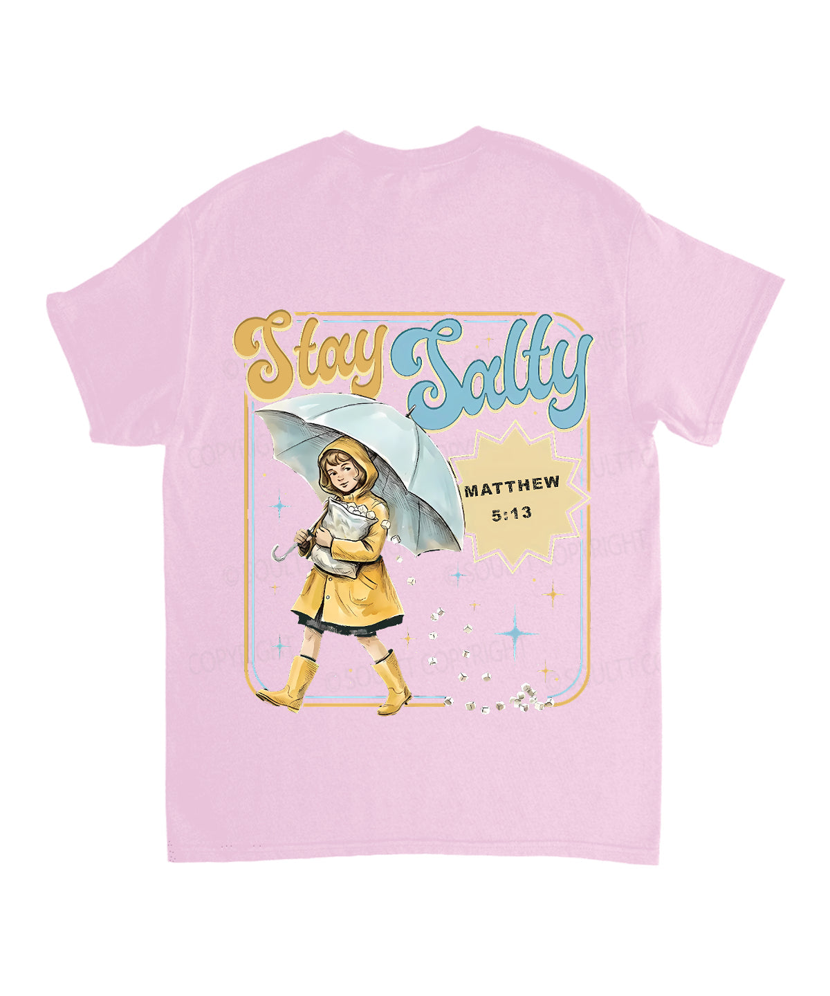 Stay Salty Double Sided Unisex Cotton Christian T-Shirt