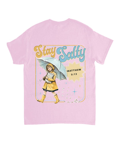 Stay Salty Double Sided Unisex Cotton Christian T-Shirt