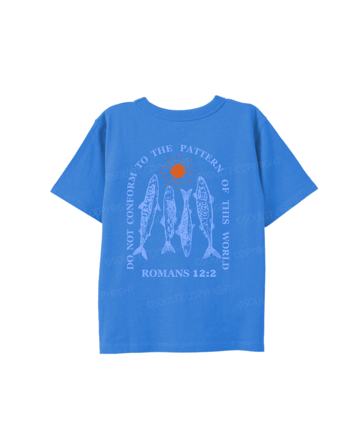 Kids Do Not Conform To The Pattern Of This World Double Sided Cotton Christian T-shirt