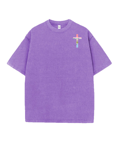 His Mercies Are New Every Morning Double Sided Unisex Christian Washed T-Shirt & Shorts