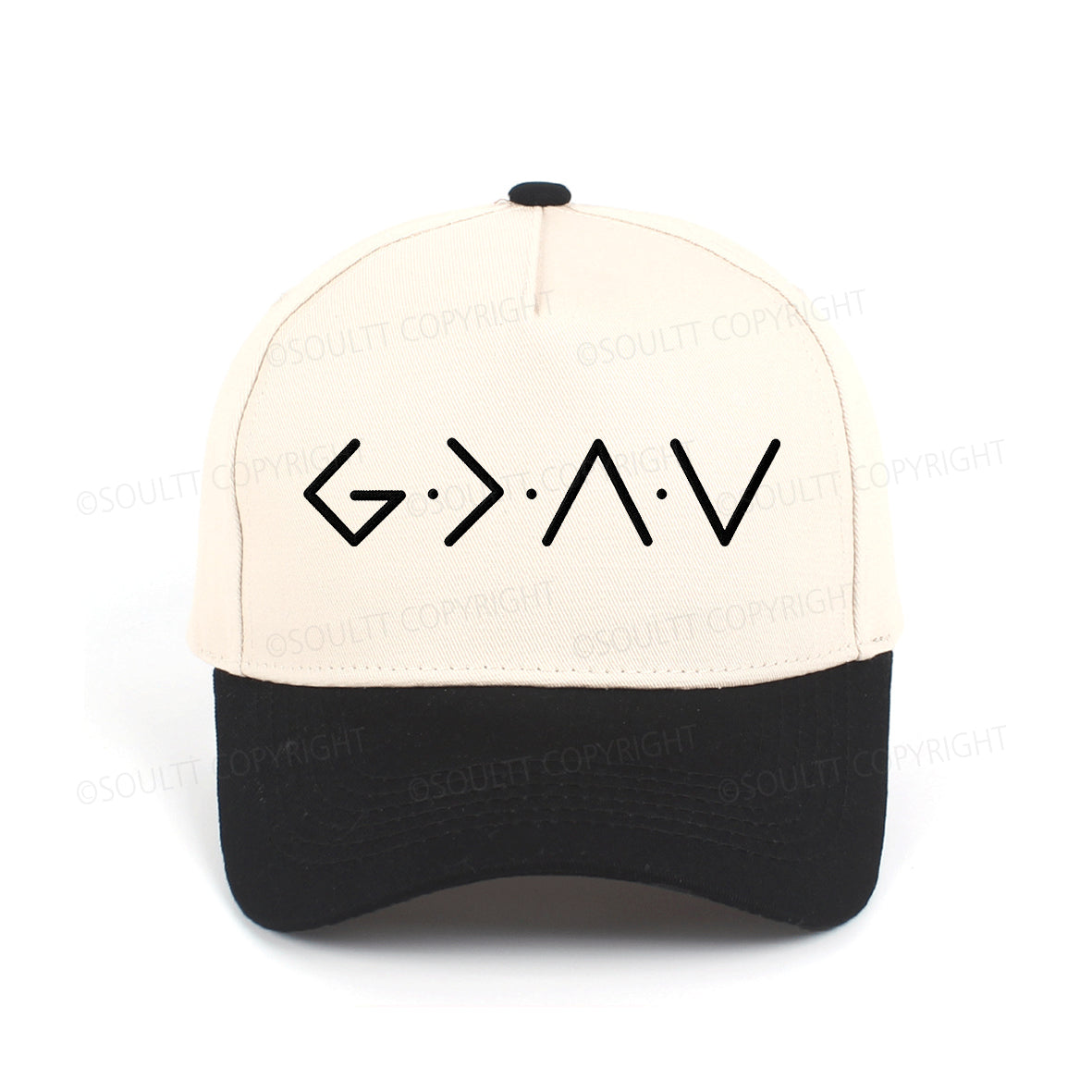 Faith Symbol Embroidered Christian Trucker Hat