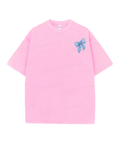 Loves Jesus And America Too Double Sided Unisex Christian Washed T-Shirt & Shorts