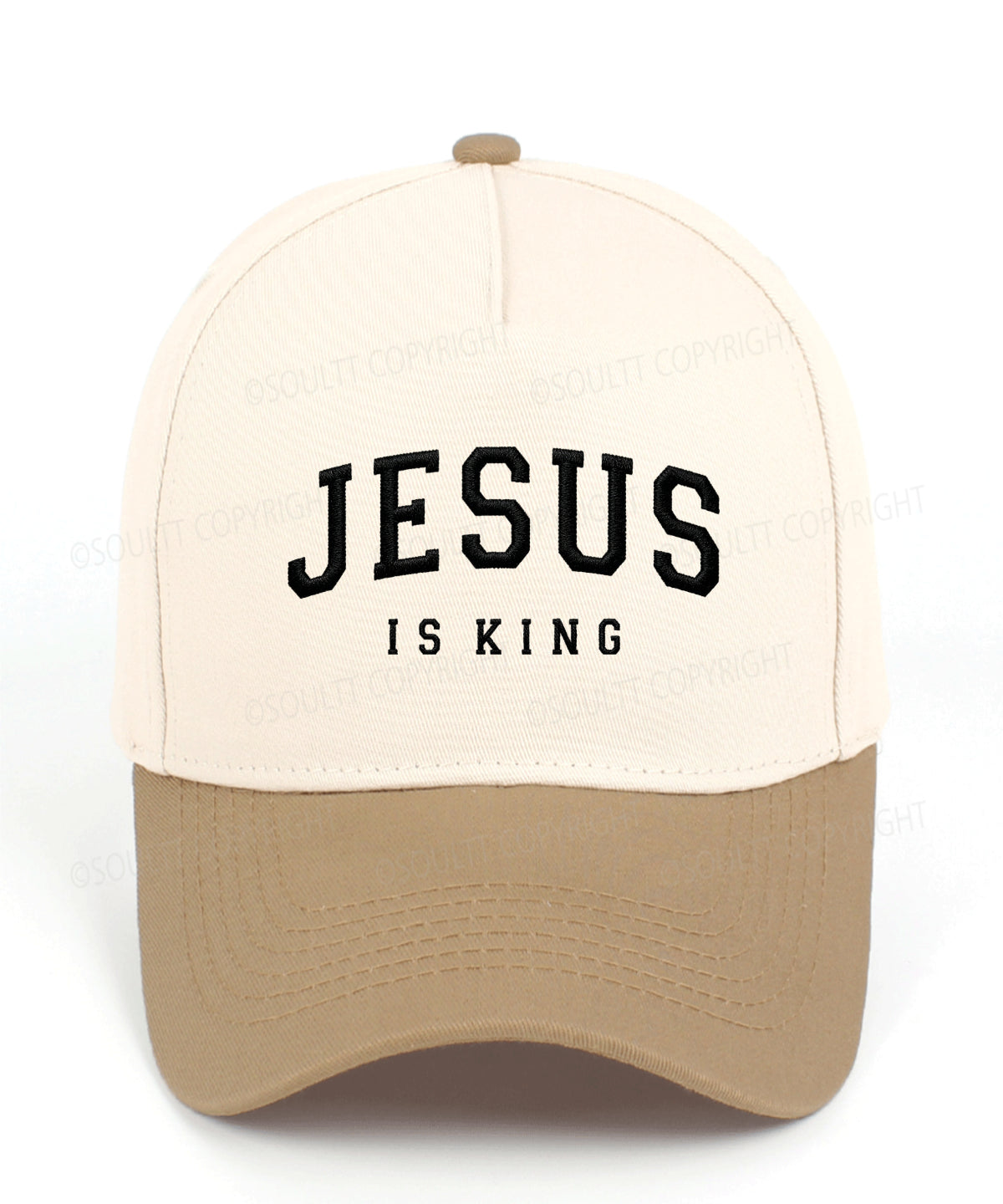 Jesus Is King Embroidered Christian Trucker Hat