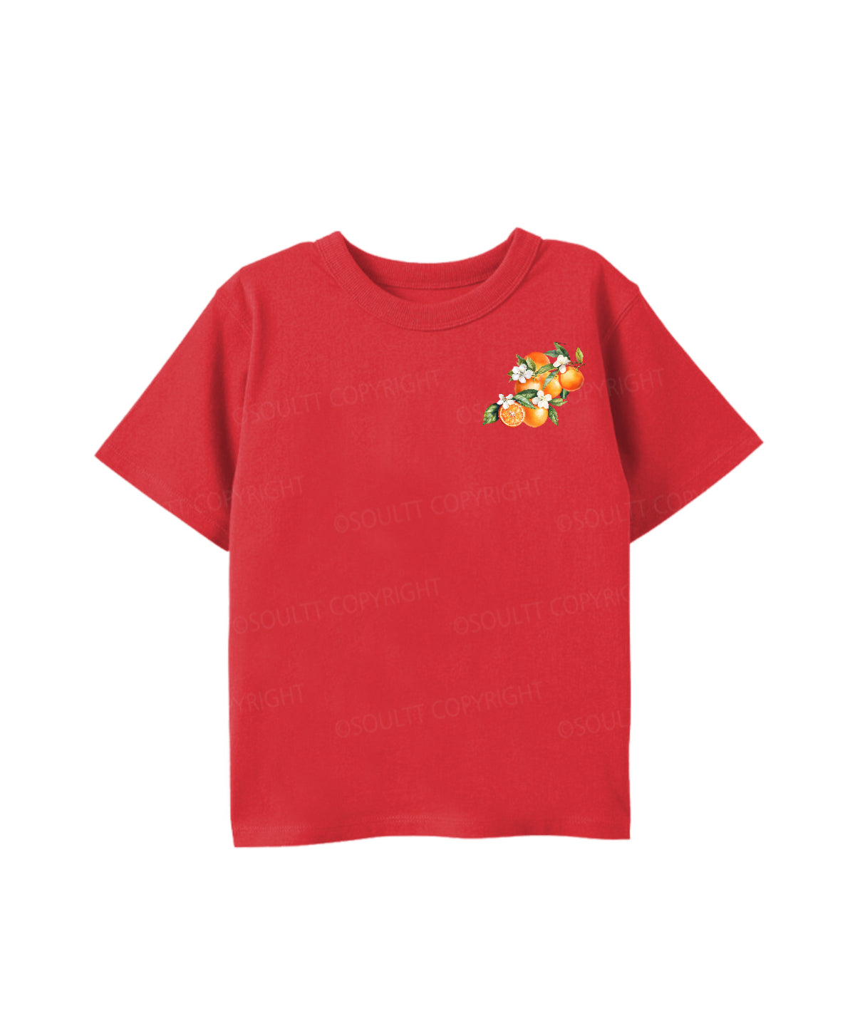 Kids Fruit Of The Spirit Double Sided Cotton Christian T-shirt