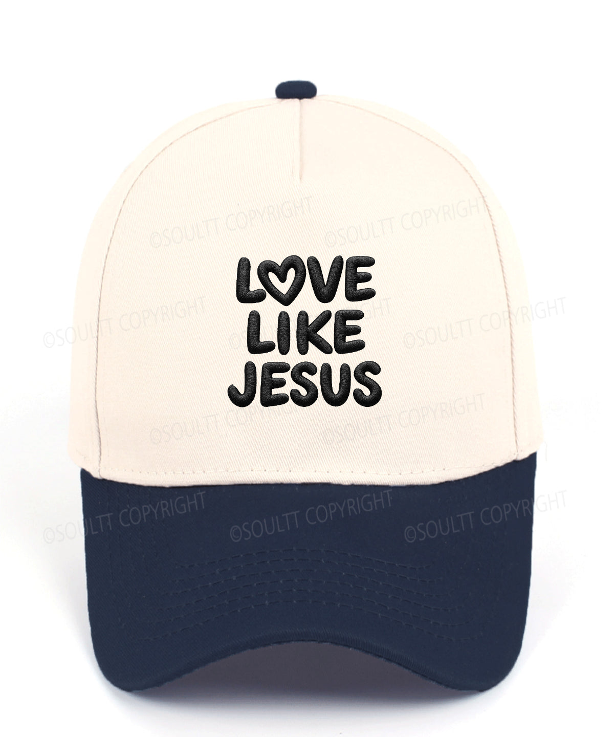Love Like Jesus Embroidered Christian Trucker Hat
