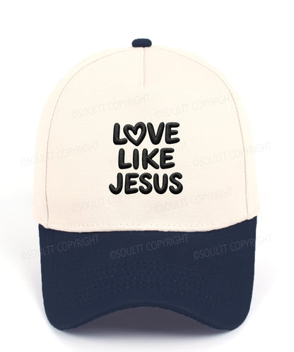 Love Like Jesus Embroidered Christian Trucker Hat