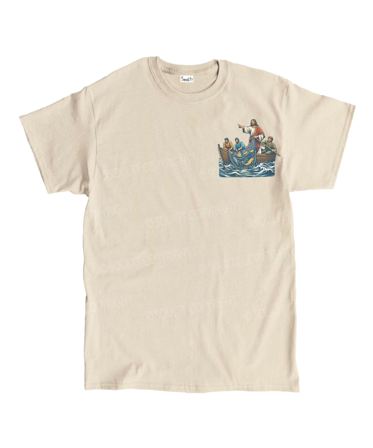 We're Going Fishing Double Sided Unisex Cotton Christian T-Shirt