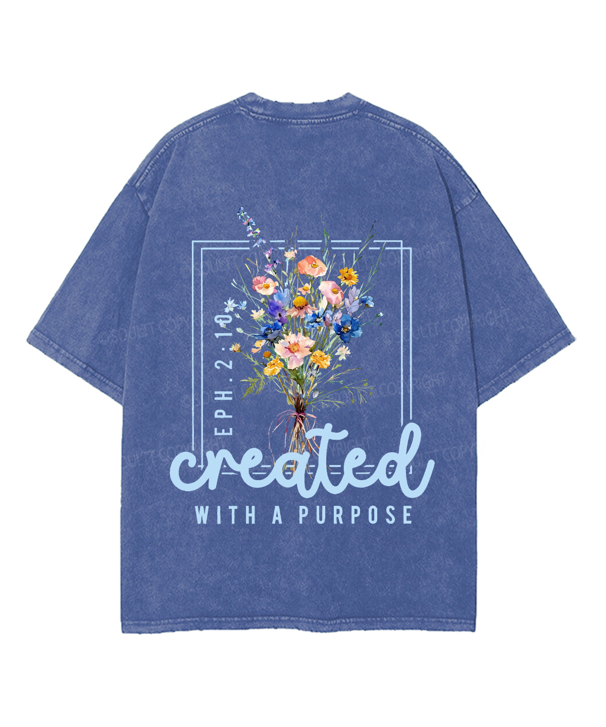 Created For Such A Time Double Sided Unisex Washed Christian T-shirt