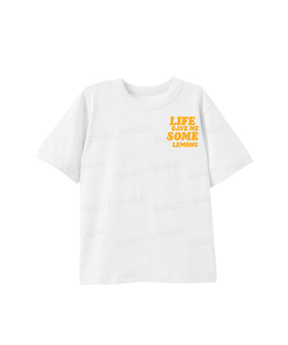 Kids Life Gave Me Some Lemons Double Sided Cotton Christian T-shirt
