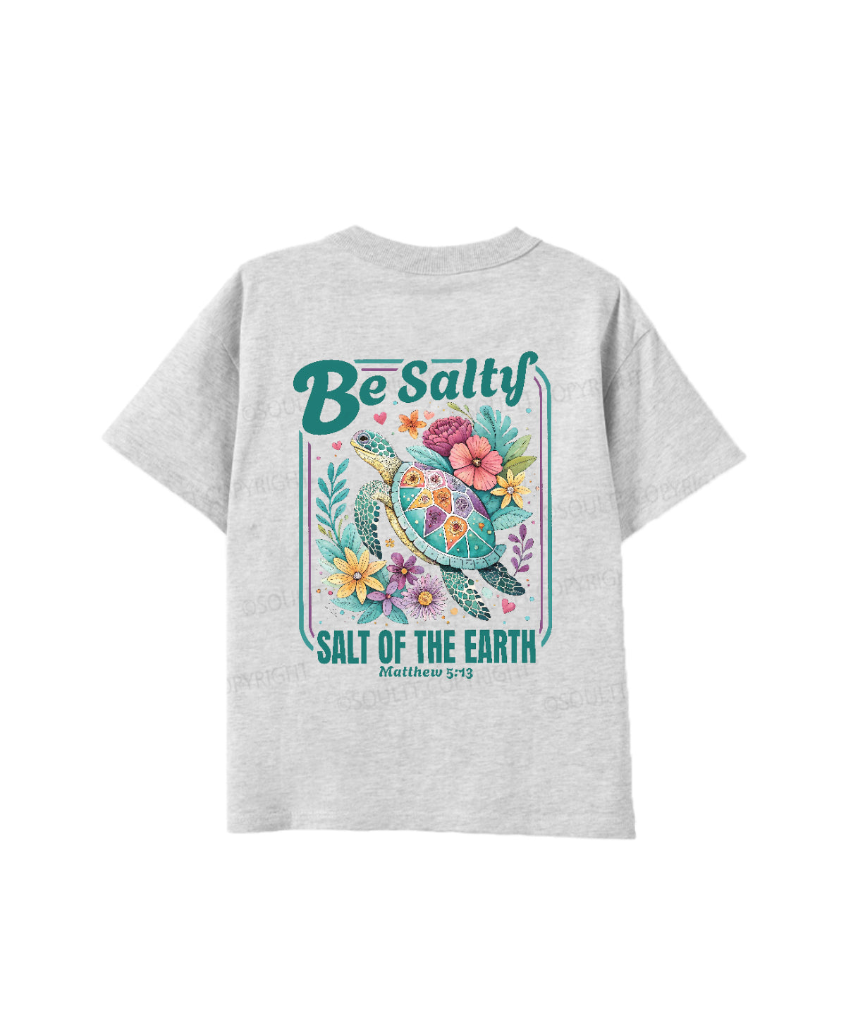 Kids Salt Of The Earth Double Sided Cotton Christian T-shirt