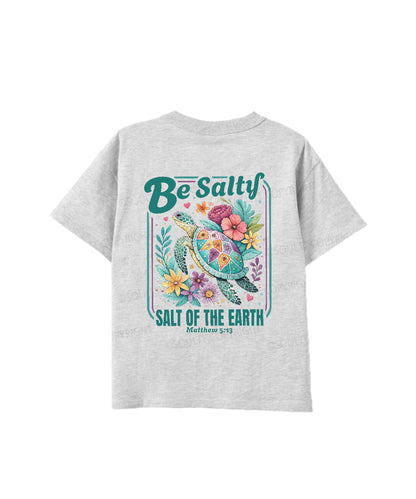 Kids Salt Of The Earth Double Sided Cotton Christian T-shirt