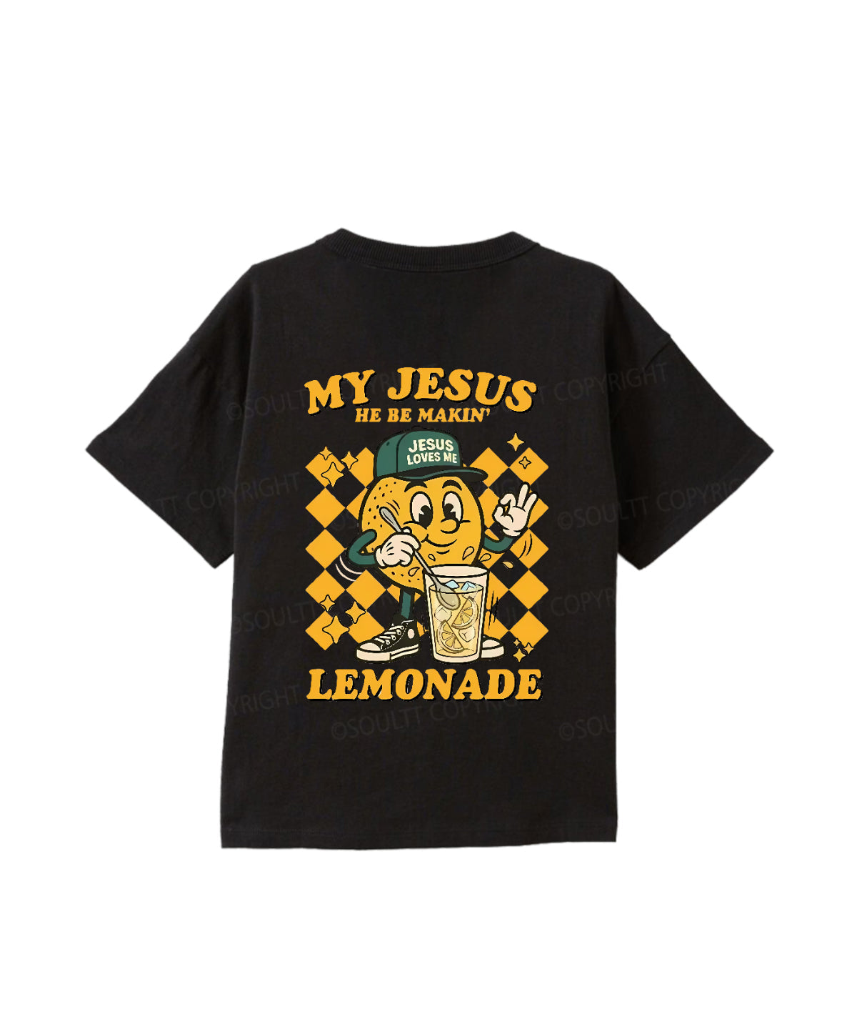 Kids Life Gave Me Some Lemons Double Sided Cotton Christian T-shirt