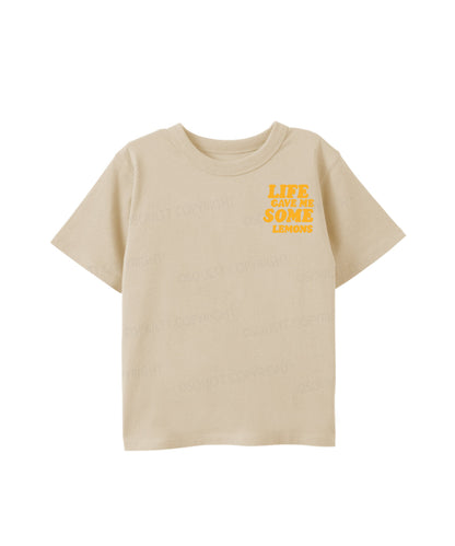Kids Life Gave Me Some Lemons Double Sided Cotton Christian T-shirt