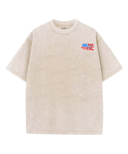 250 Years America Anniversary Double Sided Unisex Washed Christian T-shirt