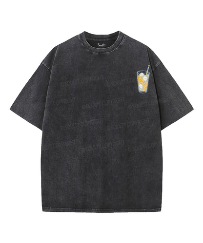 Life Gave Me Some Lemons Double Sided Unisex Washed Christian T-shirt