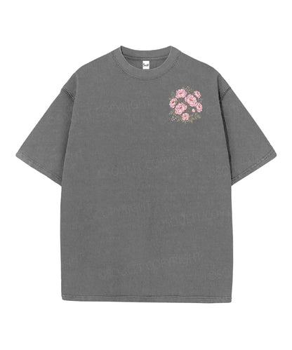 Rooted In Christ Double Sided Unisex Christian Washed T-Shirt & Shorts