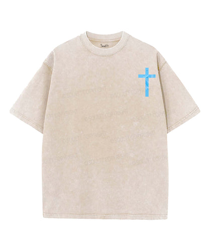 God Is Good Double Sided Unisex Washed Christian T-shirt