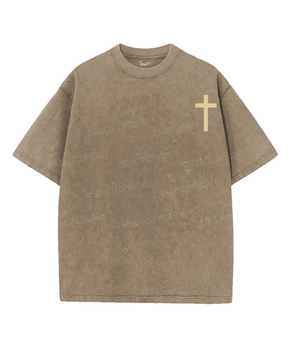 Created For Such A Time Double Sided Unisex Washed Christian T-shirt