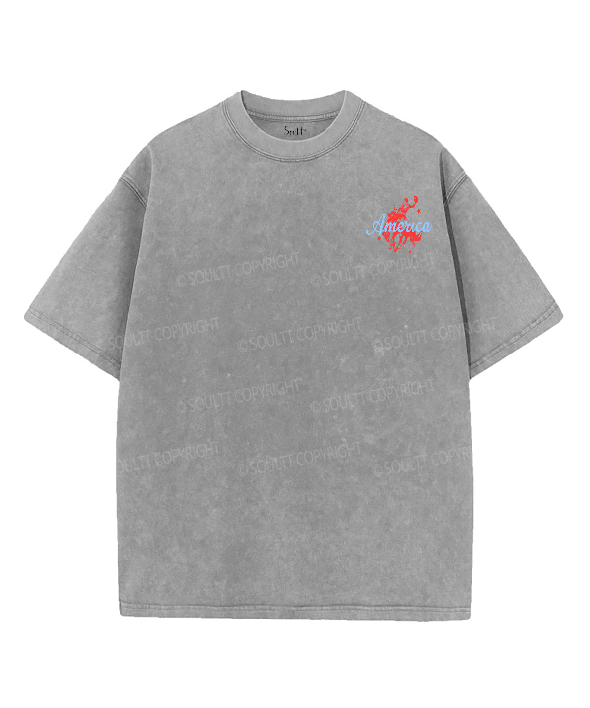 250 Years America Anniversary Double Sided Unisex Washed Christian T-shirt