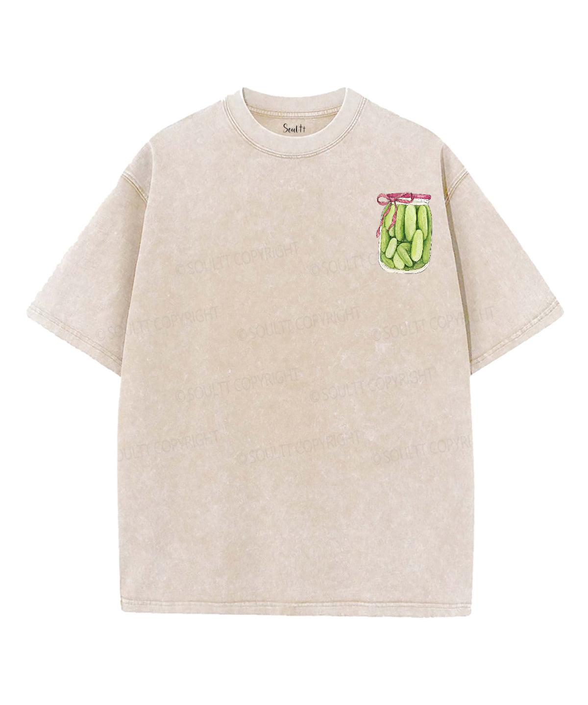 Salty & Saved Double Sided Unisex Washed Christian T-shirt