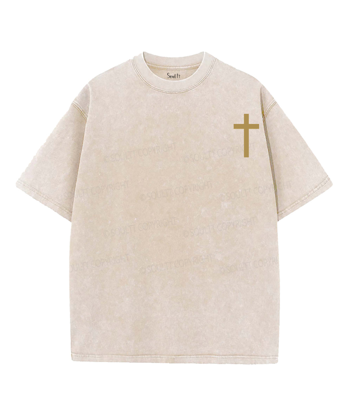 Created For Such A Time Double Sided Unisex Washed Christian T-shirt