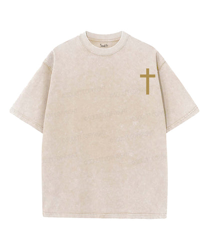 Created For Such A Time Double Sided Unisex Washed Christian T-shirt