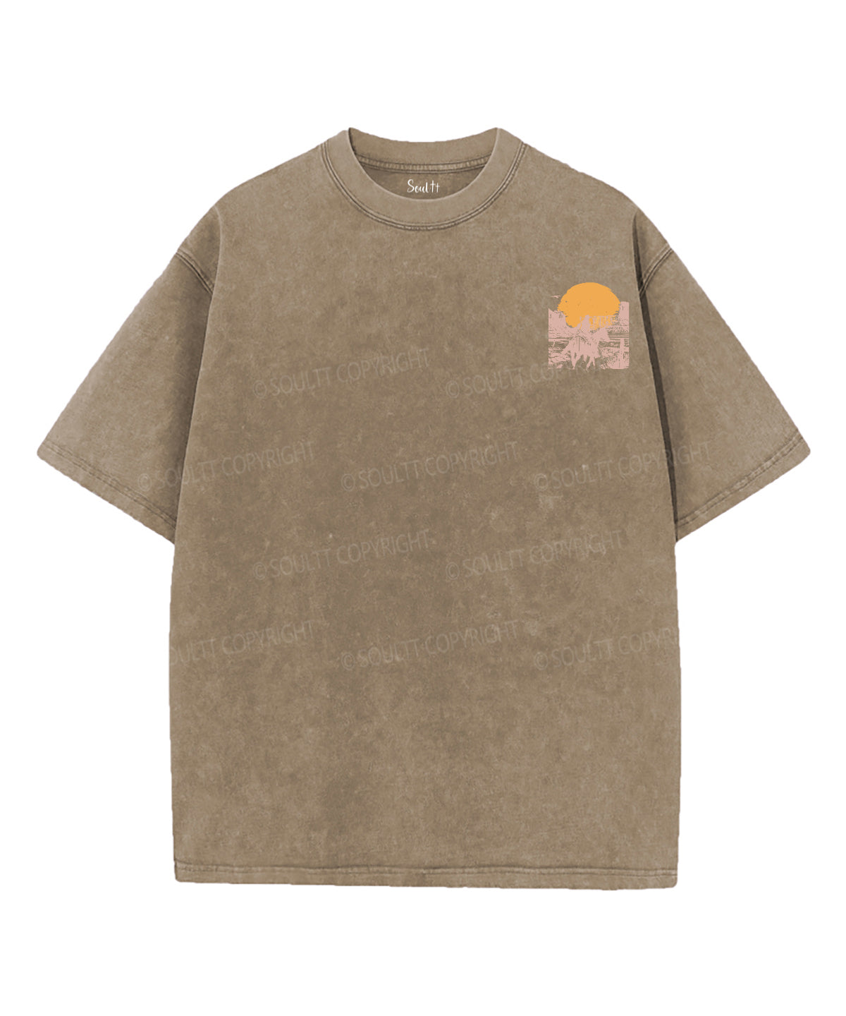 His Mercies Are New Every Morning Double Sided Unisex Washed Christian T-shirt