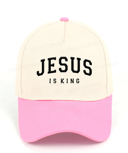 Jesus Is King Embroidered Christian Trucker Hat
