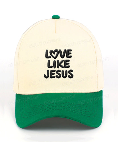 Love Like Jesus Embroidered Christian Trucker Hat