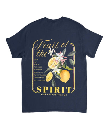Fruit Of The Spirit Double Sided Unisex Cotton Christian T-Shirt