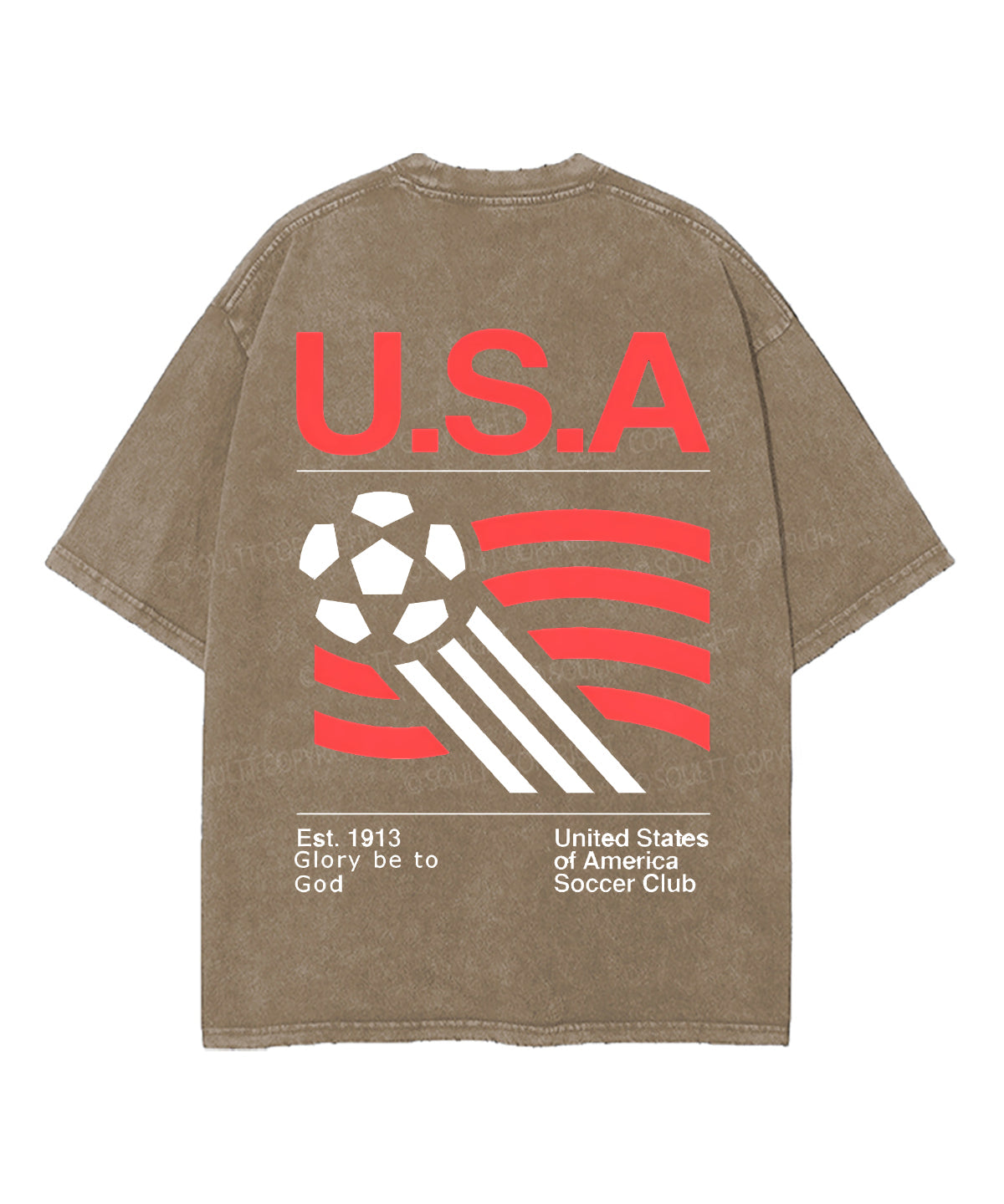 World Cup Double Sided Unisex Washed Christian T-shirt