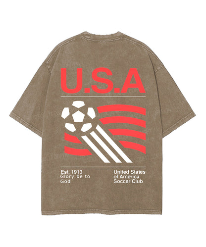 World Cup Double Sided Unisex Washed Christian T-shirt