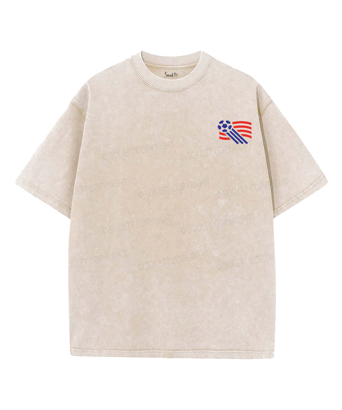 World Cup Double Sided Unisex Washed Christian T-shirt