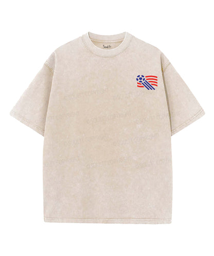 World Cup Double Sided Unisex Washed Christian T-shirt