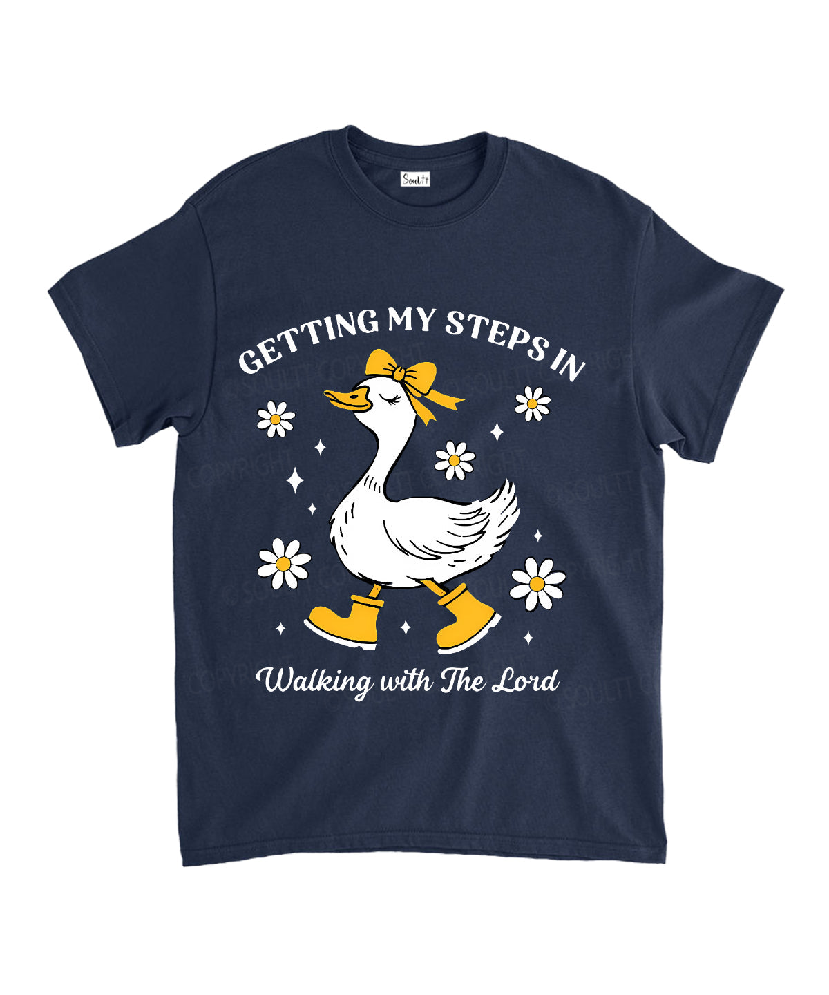 Walking With The Lord Unisex Cotton Christian T-Shirt