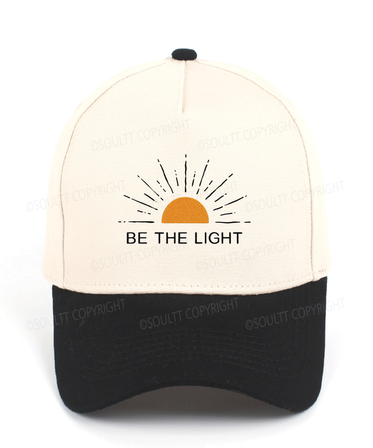 Be The Light Embroidered Christian Trucker Hat