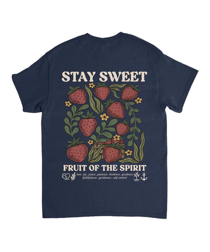 Fruit Of The Spirit Double Sided Unisex Cotton Christian T-Shirt