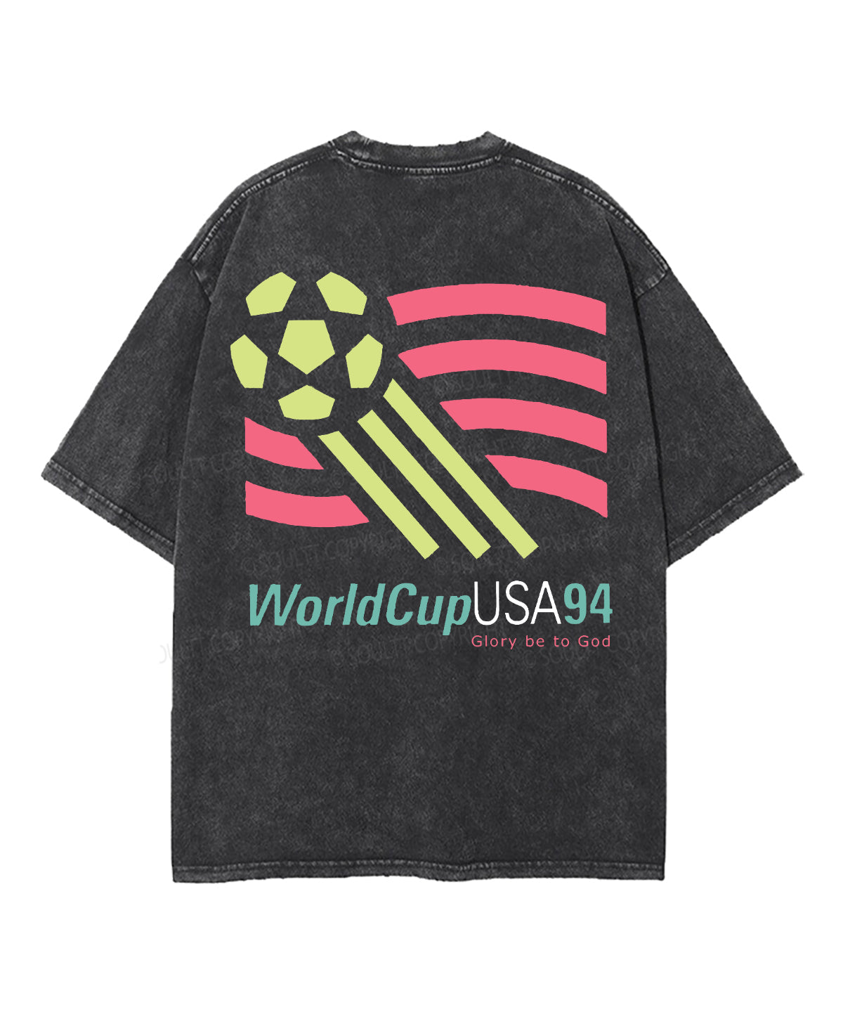 World Cup Double Sided Unisex Washed Christian T-shirt