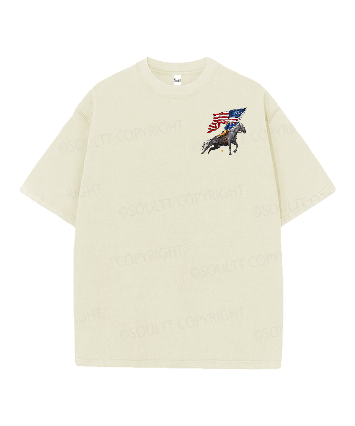 250 Years America Anniversary Double Sided Unisex Christian Washed T-Shirt & Shorts