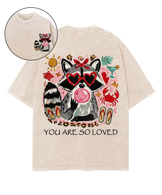 You Are So Loved Double Sided Unisex Washed Christian T-shirt