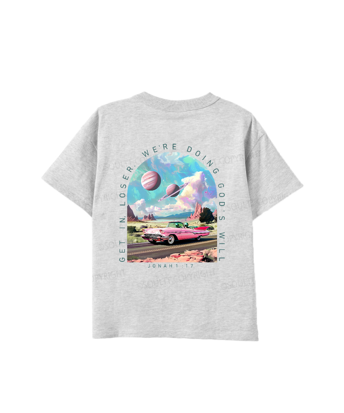 Kids Get In,Loser ,We're Doing God's Will Double Sided Cotton Christian T-shirt